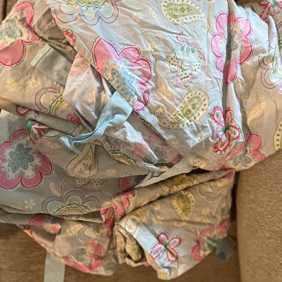 Pottery Barn Kids Butterfly Duvet Covers- Pink. 2 covers plus pillow cover. - Picture 2 of 3